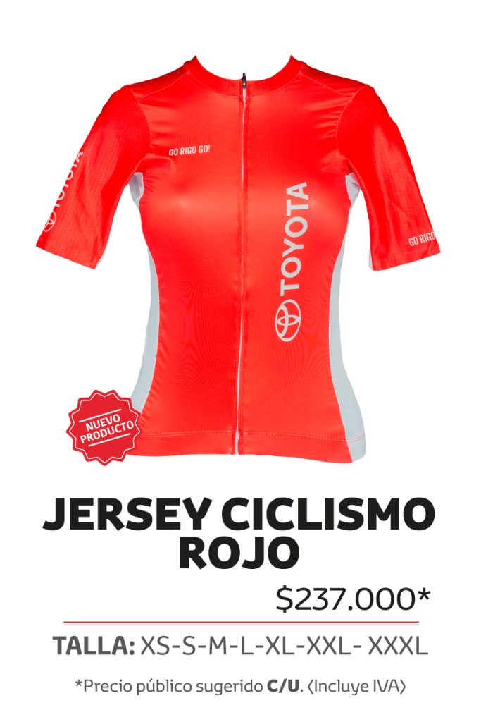 Jersey Ciclismo Rojo