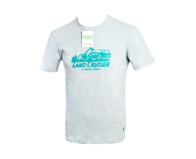 CAMISETA HOMBRE ECO LAND CRUISER (GRIS)