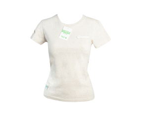 CAMISETA MUJER ECO TOYOTA (BEIGE)