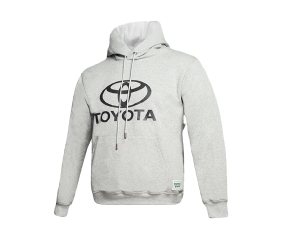 HOODIE UNISEX ECO LOGO TOYOTA (GRIS)