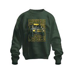 HOODIE UNISEX - GO WHERE THE MAPS END