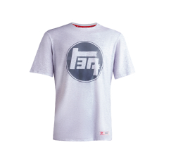 CAMISETA LOGO VINTAGE GRIS