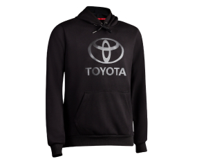 HOODIE UNISEX LOGO TOYOTA (NEGRO)